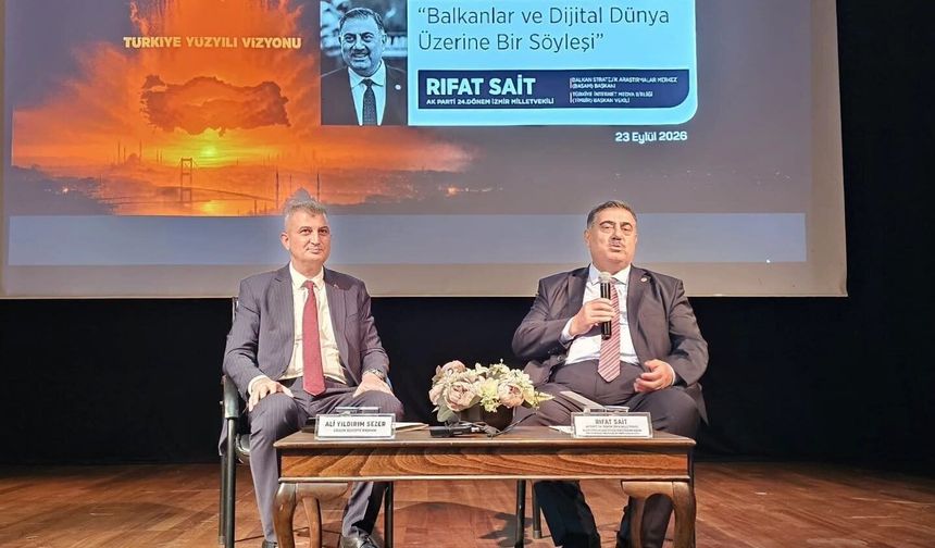 Gölcük'te 'Balkanlar ve Dijital Medya' konulu söyleşi düzenlendi