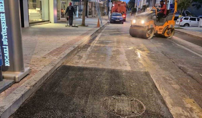 Rögar kapakları yol seviyesine getirildi
