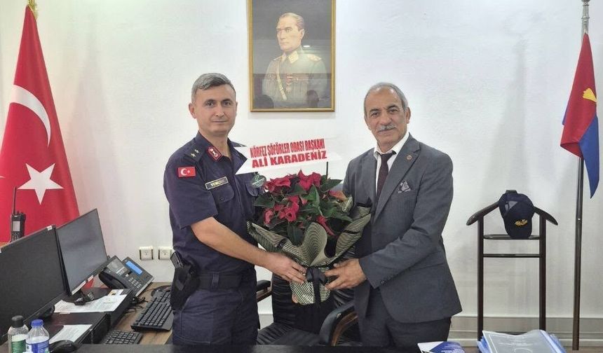 Körfez Şoförler Odası’ndan  Yeniçeri’ye Tebrik Ziyareti