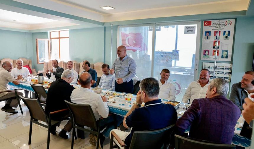 Başkan Söğüt, Hereke Gümüşhaneliler Derneği’ne Misafir Oldu
