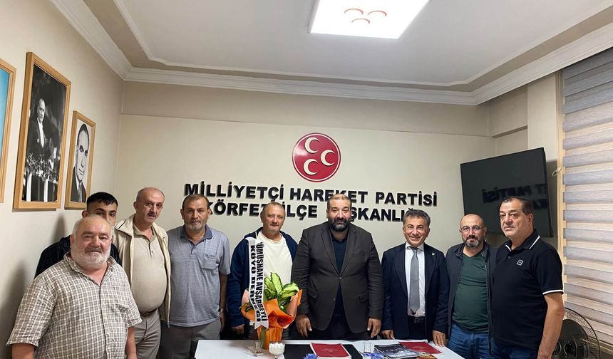 Avşarbeyi Köyü Derneği’nden  Bekiroğlu’na Tebrik Ziyareti