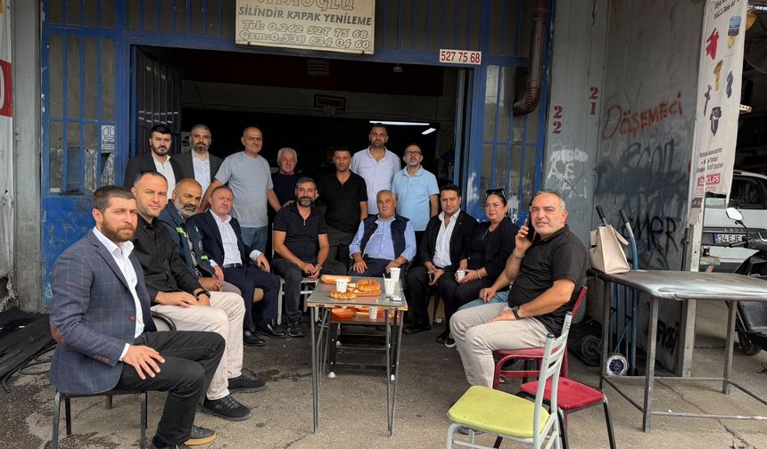 KTO Başkan Adayı Akova’dan Körfez Sanayi Sitesi’ne Ahilik Haftası Ziyareti
