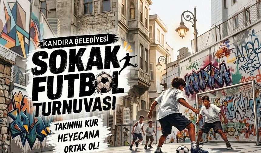 Kandıra Belediyesi’nden Gençlere Özel Sokak Futbol Turnuvası