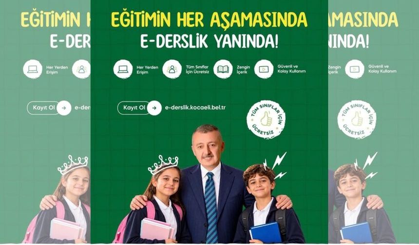 Kocaeli Büyükşehir’den  Eğitime Ücretsiz Dijital Destek