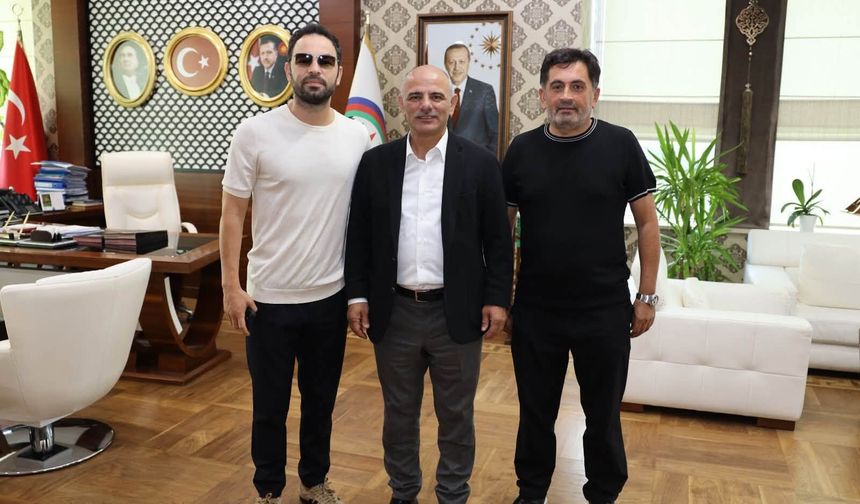 Selçuk Hoca ve Özkan  Başkan Söğüt’le Buluştu