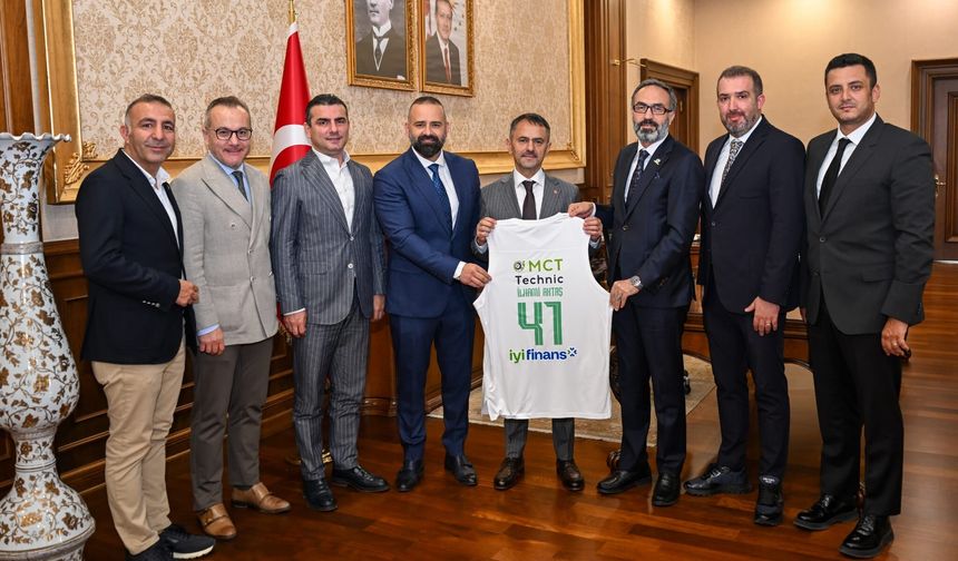 Biotekno Körfez Basket Kulübü Yönetiminden Vali Aktaş’a Ziyaret
