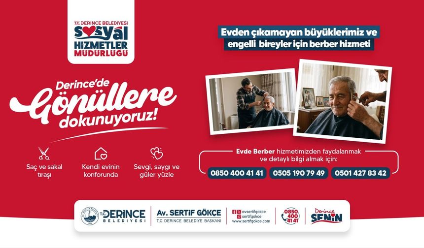 Derince Belediyesi’nden Gönüllere Dokunan Hizmet