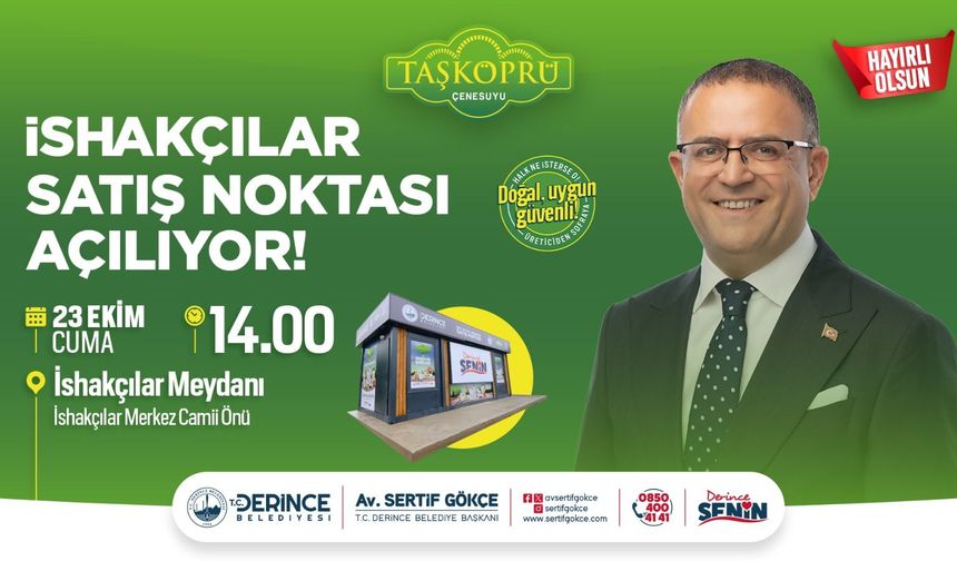 DERTAŞ’ın 11. Satış Noktası İshakçılar’da Açılıyor