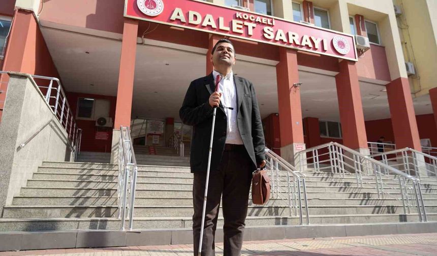 Görme Engelli Avukat Kocaeli Barosu Başkanlığına Aday Oldu