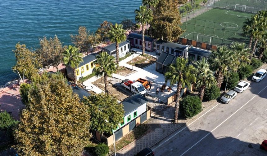 Karamürsel'de Lokomotif Çocuk Köyü'nün yıl sonunda açılması hedefleniyor