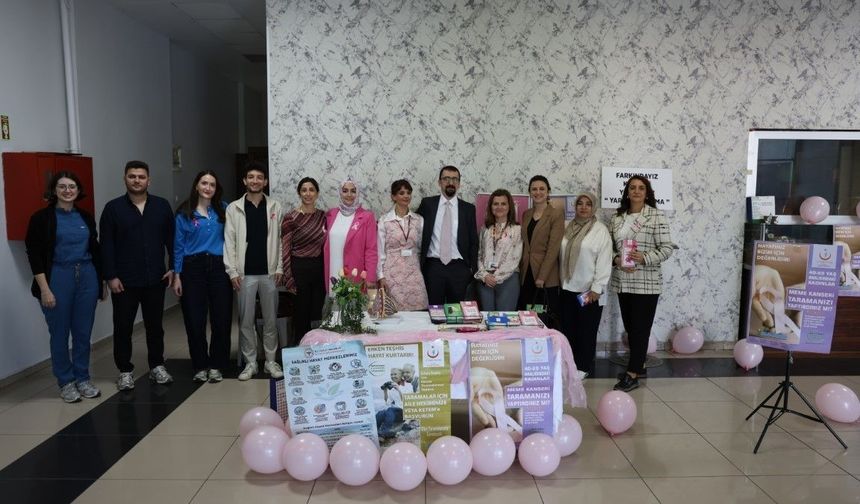 Kartepe'de meme kanserinde erken teşhisin önemi anlatıldı