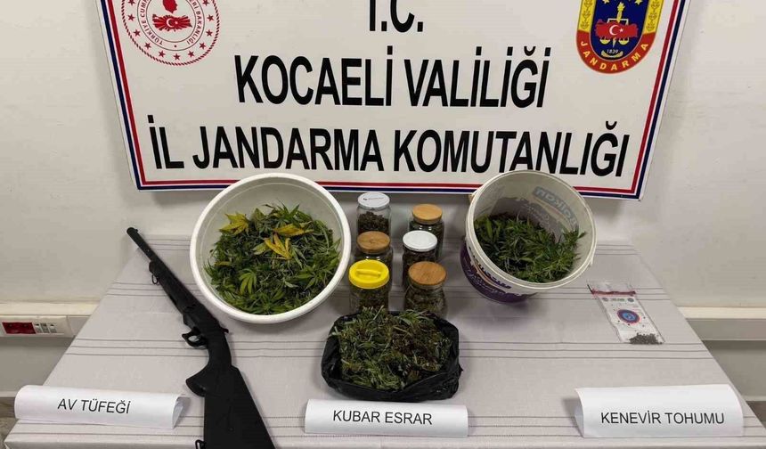 Kocaeli'de jandarmadan uyuşturucu operasyonu: 2 şüpheli yakalandı
