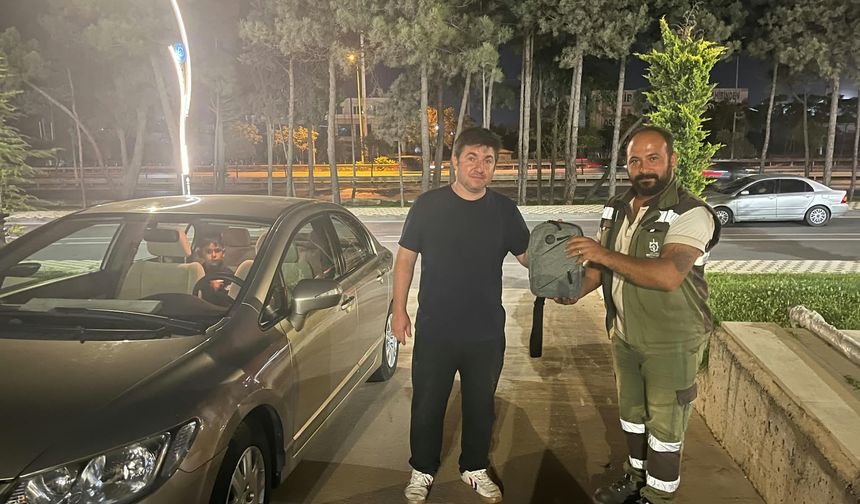 Büyükşehir Personelinden Örnek Davranış
