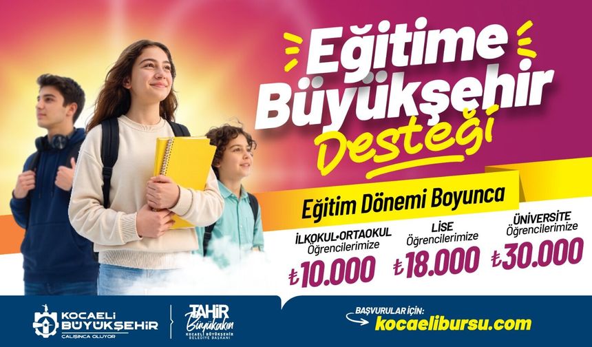 Büyükşehir’in Eğitim Desteğine Başvurular Başladı