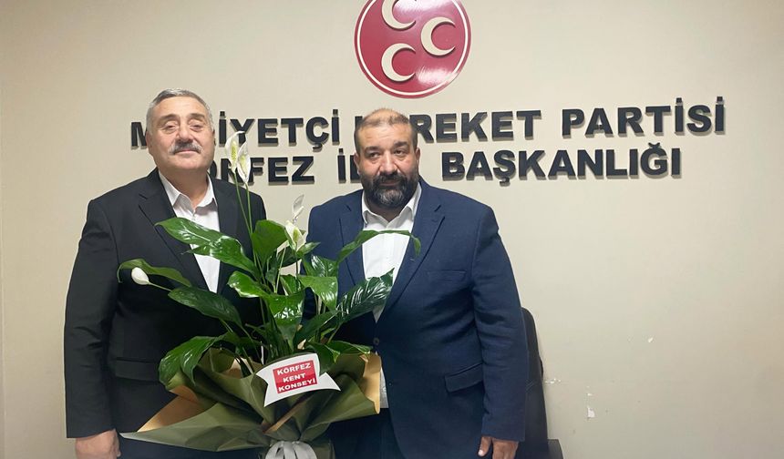 Körfez Kent Konseyi’nden  Bekiroğlu’na Tebrik Ziyareti