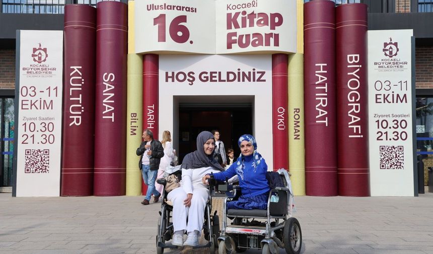 “Engelsiz Taksi” ile Kitap Fuarı’na Kolay Ulaşım