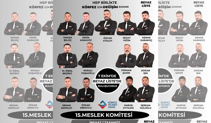 15. Komite Adayları Belli Oldu