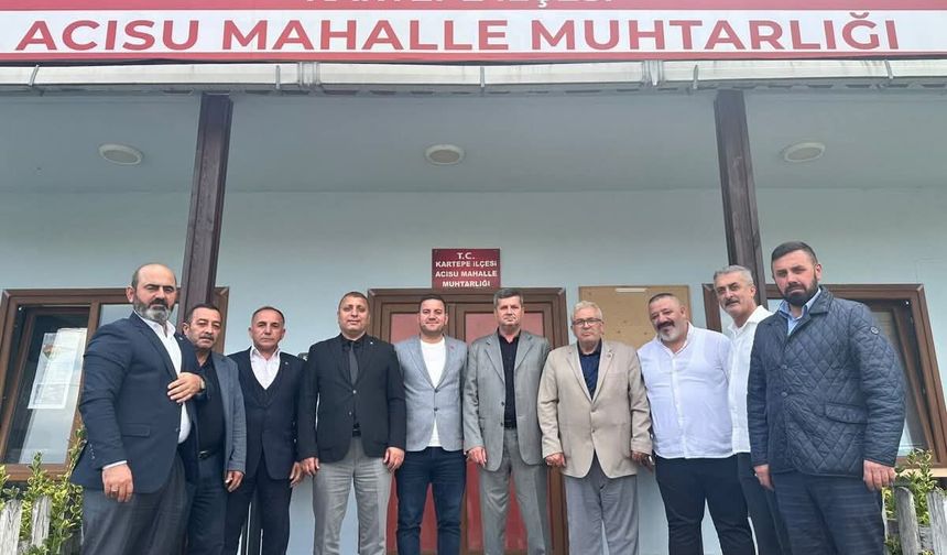 MHP Kocaeli Sahayı Bırakmıyor: Teşkilatlar Bu Kez Muhtarlarla Buluştu