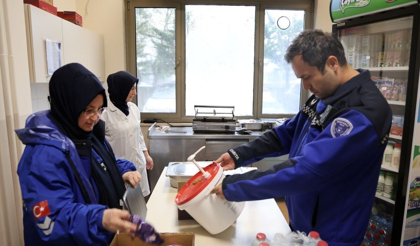 Zabıtadan Okul Kantinlerine Sıkı Denetim