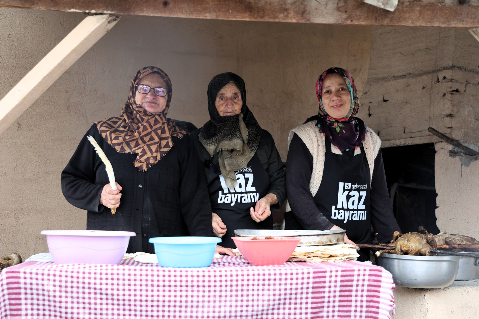 Eseler Köyü'nde Kaz Bayramı Öncesi Imece Bereketi (10)