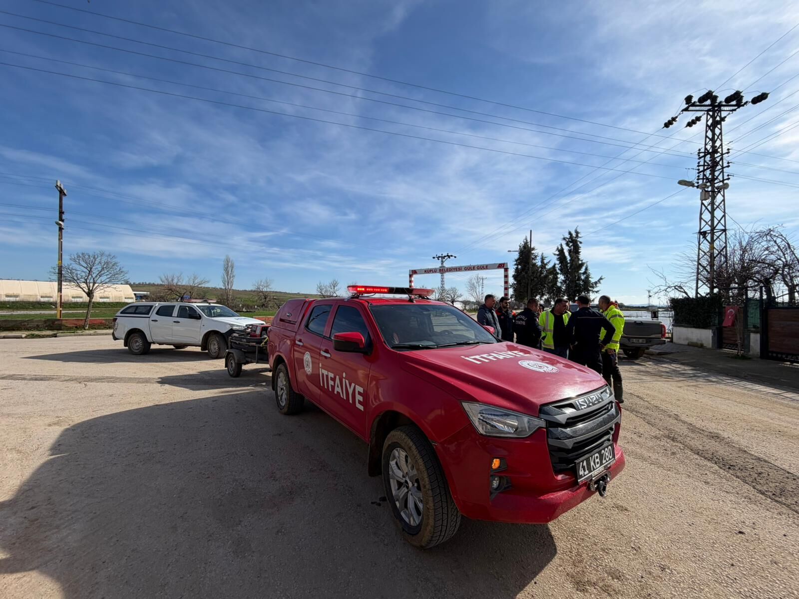 Büyükşehir İtfaiyesi, Taşkın Riskine Karşı Edirne'de (2)