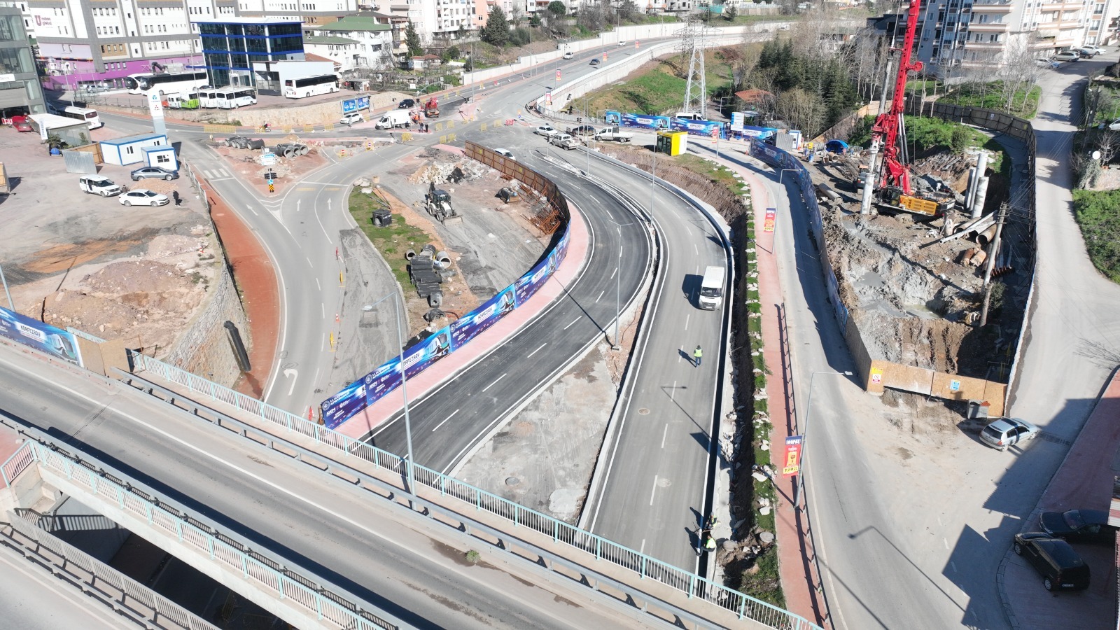 Kaşkaldere Bağlantı Yolu Trafiğe Açıldı (2)