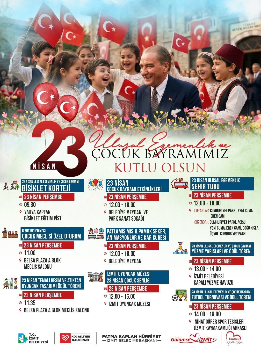 23 Nisan Coşkusu İzmit’te Doyasıya Yaşanacak (12)