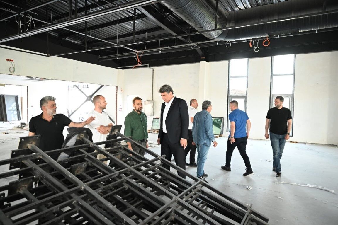 Başkan Kocaman’dan Acısu Spor Salonu’na Yerinde İnceleme (6)