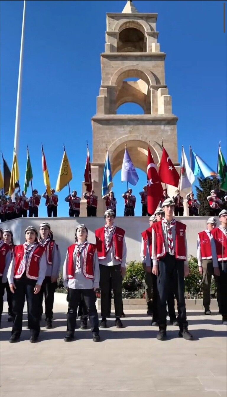 Kartepe’li İzciler Çanakkale’de Tarih Bilinciyle Yürüdü (1)