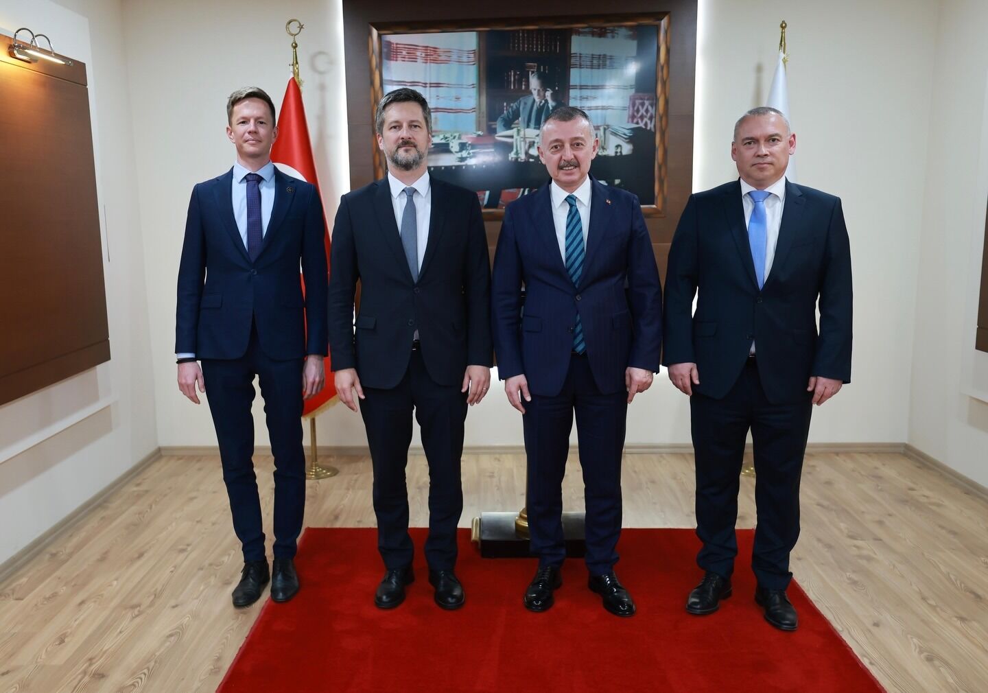 Macaristan Büyükelçisi Matis, Büyükakın’a Konuk Oldu (2)
