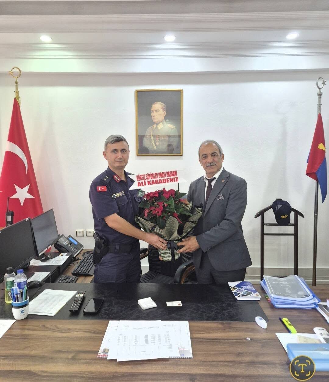 Körfez Şoförler Odası’ndan  Yeniçeri’ye Tebrik Ziyareti